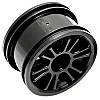 RC18B Front Spoke Wheels (2) - Black