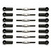 Factory Team Titanium Turnbuckle Set for the Associated 18B2/18T2