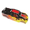 Mini MGT Printed Bodyshell - Yellow/Red/Black