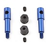 L3/L4 Factory Team Aluminum Inline Front Axle - Blue