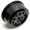 SC10 KMC 1/10th Off-Road Front Wheels (2) - Black