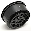 SC10 KMC 1/10th Off-Road Rear Wheels (2) - Black