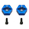 12mm Aluminum Clamping Wheel Hex, SC10 Front