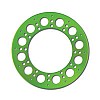 Holey Rollers Bead Lock Rings - Green