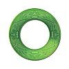 Tribal Bead Lock Rings - Green