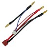 Balance Adaptor for LiPo 2S with Deans/4mm Connector