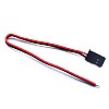22AWG JR Straight Battery Wire - 15cm