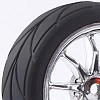 10-Spoke Wheel & Tyre Set (4) - Chrome