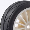15-Spoke Wheel & Tyre Set (4) - White