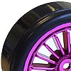 20-Spoke Drift Wheel & Tyre Set (4) - Purple