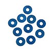 M4 Flat Washers 2.0mm - Blue
