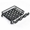 Small Squared Luggage Tray with 4 Light Set (Black)