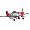 P51 Mustang V7 1400 Series RTF Electric Warbird w/o TX/RX/Batt - Red Tail