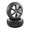 Narrow Block Tyre / 6-Spoke Wheel Mounted