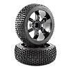 Narrow Block Tyre / 6-Spoke Wheel Mounted Off Set