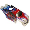 Hyper ST Pre-Printed Bodyshell - Red/Blue
