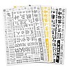 Sponsor Decal Sheet - White