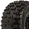 Bow-Tie' (XTR) Off-Road Rear Tyres (2) with Blue Molded Inserts for the HPI Baja 5b