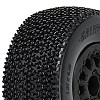 Caliber 2.0 SC 2.2/3.0 M3 (Soft) Tires Mounted on Renegade Black Wheels for Slash Rear, Slash 4x4