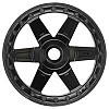 Desperado 2.8" Black Rear Wheels (2) for Electric Stampede/Rustler Rear