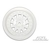F-11 +3 offset 2.2/3.0 White Wheels for SC10RS 2WD, SC10 4x4 and other SC trucks