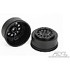 F-11 2.2/3.0 Black Wheels for SCTE 4x4, SC10RS 2WD and SC10 4x4