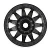 F-11 3.8 (Traxxas Style Bead) Black 1/2in Offset 17mm Wheels for MT Front or Rear