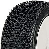 Caliber (M3) 1/8th Buggy Tyres Mounted on V2 Yellow Wheels (2)