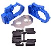 Traxxas 2wd Hybrid Gearbox Housing and Rear Mounts - Green