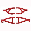 Rear Upper & Lower A-arms for the Traxxas 1/16th Scale E-Revo - Red