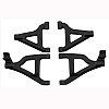 Front 1/16th Scale Slash 4x4 A-arms - Black