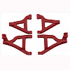 Front 1/16th Scale Slash 4x4 A-arms - Red