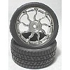 Sunburst Wheels - Pair