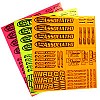 Associated Factory Logo Decals - Yellow