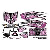 Razor' Decal Set for HPI Hellfire - Purple