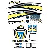 Bolt' Decal Set for Jammin/Hong Nor CRT body - Orange