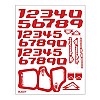 Factory Number Kit - Buggy - Red
