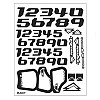 Factory Number Kit - Buggy - Black
