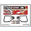 Camo' Wing Decal for Proline Standard 1/8th Wing - Red