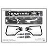 Camo' Wing Decal for Losi 8ight Wing - Grey
