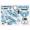 Flame' Decal Set for Jammin/Hong Nor CR STD body - Yellow