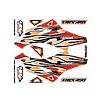 Flame' Graphic for Align T-Rex 450 - Blue