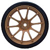 Premounted Drfit Tyreson  ADVAN RASING RS Wheels (2) - Gold