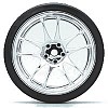 Premounted Drift Tyres on WORK EMOTION CR KAI Wheels (2)