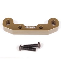 Axial Machined Aluminum Rear Toe Block F1 (Hard Anodized) for the Axial EXO