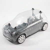 Carisma&nbsp;GT14  Mini Cooper S ARTR 1/14th Scale Kit with Clear Bodyshell