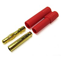 Etronix&nbsp;4.0mm Gold Connector with Housing