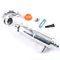 Fastrax&nbsp;Kyosho 1/10th Side Exhaust Tuned Pipe & Manifold Set