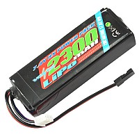 Voltz 2300mAh 2S 7.4v LiPo RX Stick Battery Pack