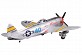 FMS&nbsp;P-47 Thunderbolt 1700 Series ARTF Electric Warbird with Retract Landing Gear